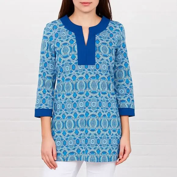 Cabana Life Blue Tunic – Size L - Picture 3 of 5